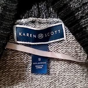 Size S Gray and Black Sweater